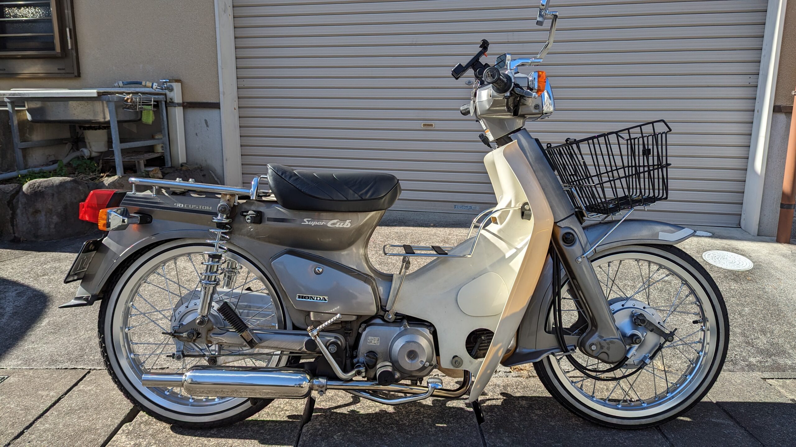 スーパーカブ90カスタム…エンジン載せ替え③ – 440projects