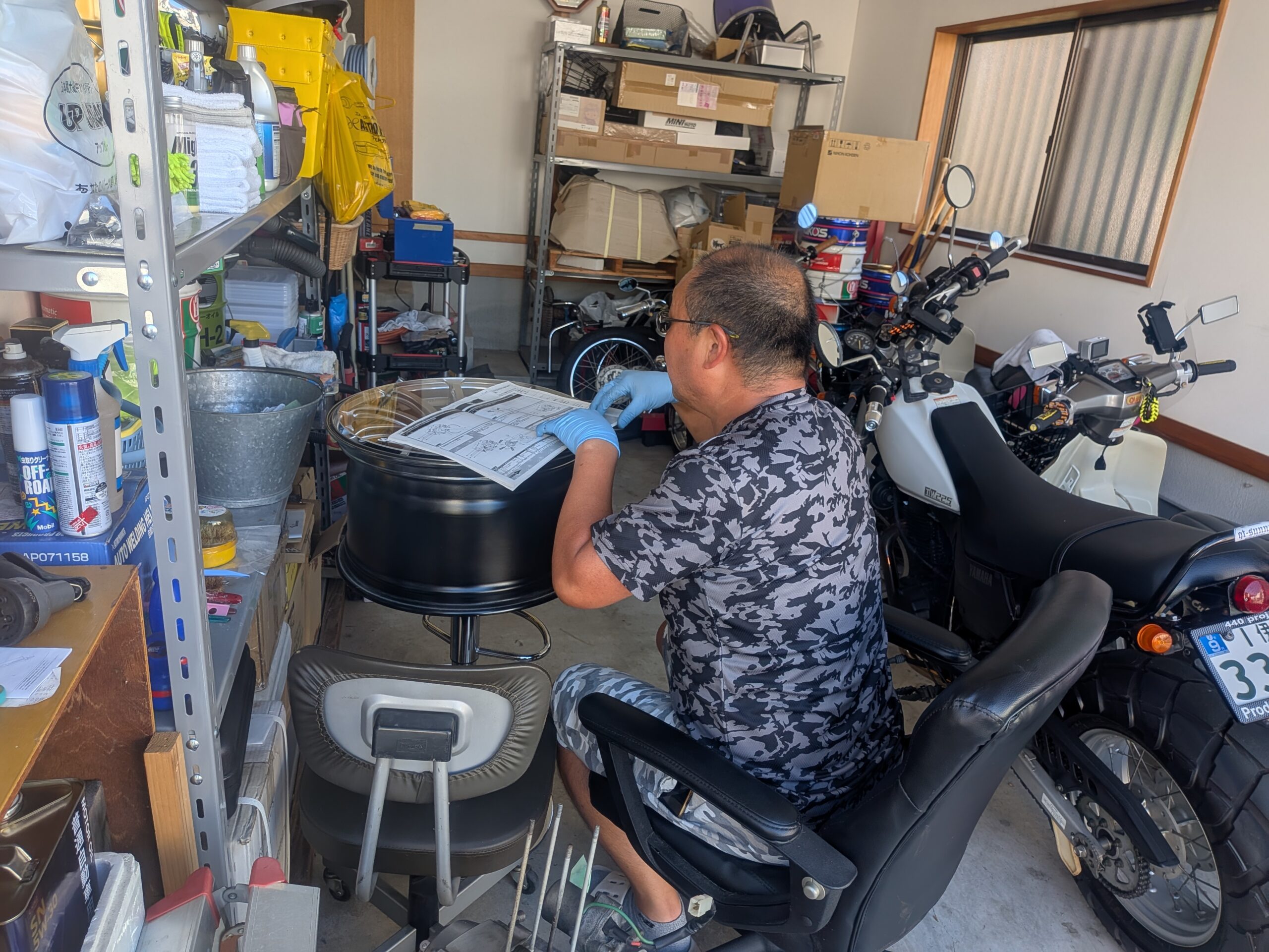 スーパーカブ90カスタム…エンジン載せ替え③ – 440projects